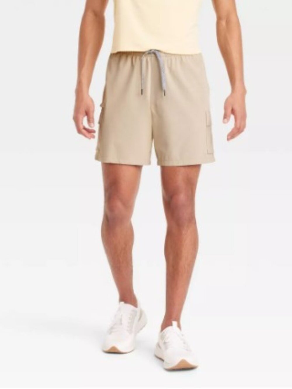 Men's all in motion 7" Cargo Shorts Gray (tan) Size L
